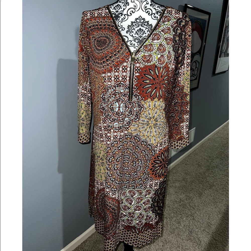 MSK patterned dress
